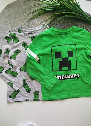 Кофти для хлопчика c&a minecraft, зелений, сірий, 6 років