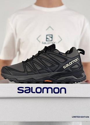 Термо кросівки salomon speedcross pro thinsulate grey black
