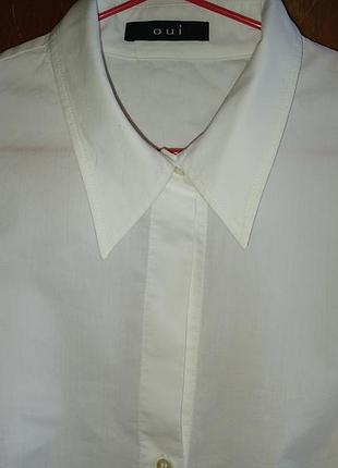 Белая блуза oui, р. 38 5