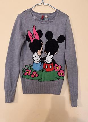 Светр h&m disney р.xs/34