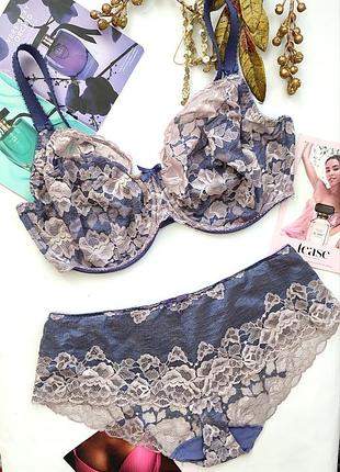 Fantasie 85g 85i l xl 42 44 набір білизни м'який бюстгальтер ажурний