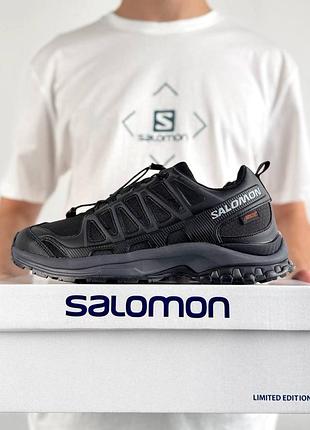 Термо кросівки salomon xa pro 3d amphib gtx black white grey