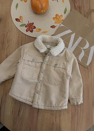 Теплий бомбер zara