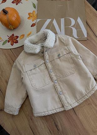 Теплий бомбер zara 4
