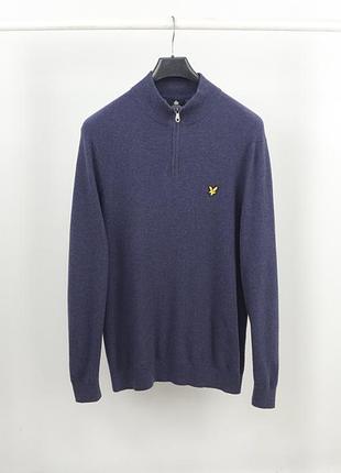 Чоловічий светр lyle & scott zip 1/4