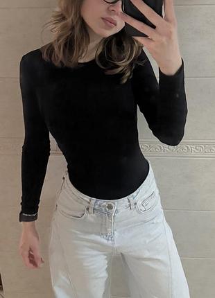 Чорний боді zara
