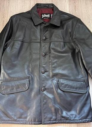 Шкіряна куртка плащ schott nyc оригінал made in usa