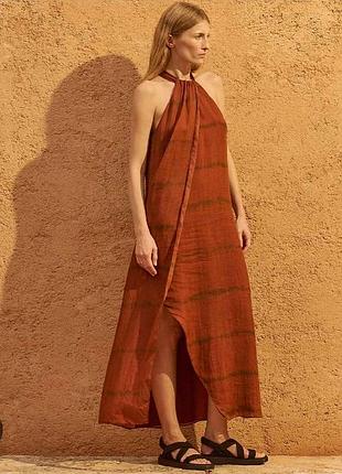 Длинное платье от massimo dutti 3