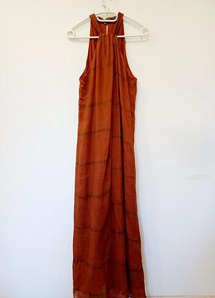 Длинное платье от massimo dutti 4