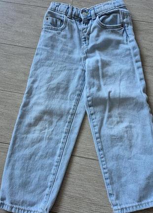 Джинси для дівчинки zara блакитні, розмір 116