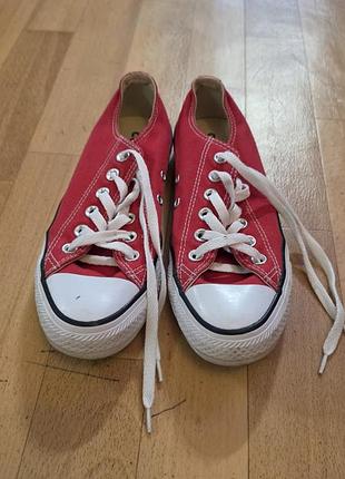 Кеди унісекс converse chuck taylor all star ox red