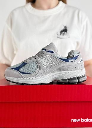 Термо кросівки new balance 2002r x jjjjound gtx grey navy