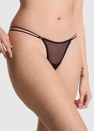 Сетчатые трусики тонг victoria's secret pink