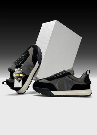 Термо кросівки calvin klein gtx grey black 2