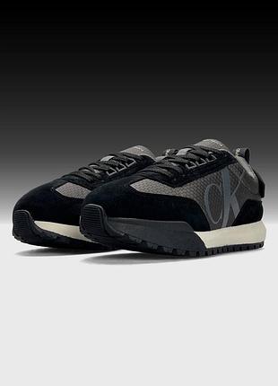 Термо кросівки calvin klein gtx grey black 4