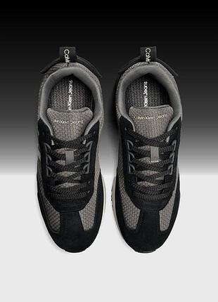 Термо кросівки calvin klein gtx grey black 3