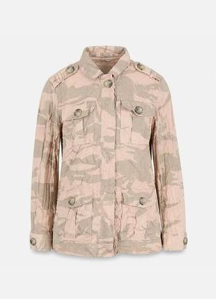 River island жіноча куртка -сорочка камуфляж стиль мілітарі