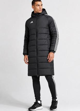 Чоловічий подовжений пуховик-пальто adidas tiro 24 coat s, m, l, xl, 3xl (12345694-70)