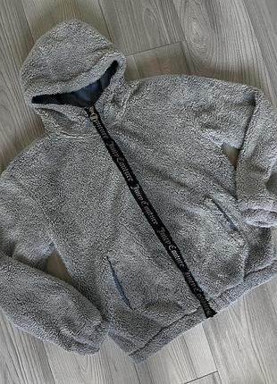 Куртка жіноча juicy couture тедді сіра