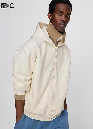 Толстовка на блискавці uniqlo з капюшоном