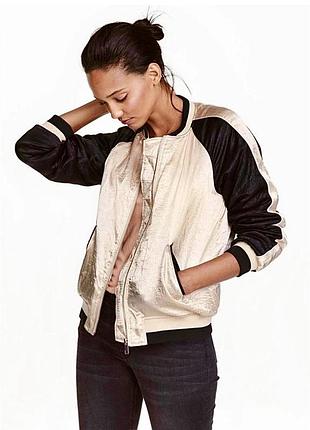 Бомбер h&m , р.l