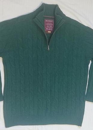 Шерстяной свитер mcneal размер xxl на боисках (half-zip).