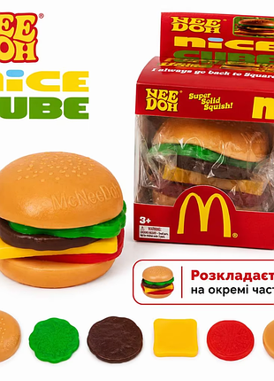 Сквіш-бургер антистрес розбірний 6 в 1