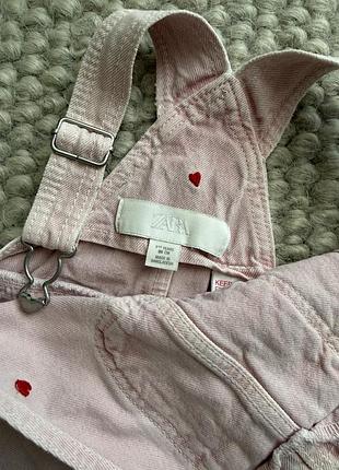 Джинсовий комбінезон zara 3