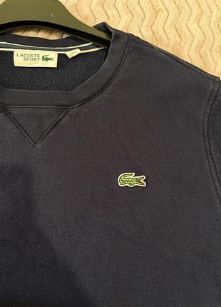 Синій lacoste світшот / джемпер 8