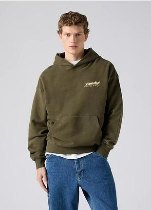 Чоловіче худі levi's з принтом ззаду
