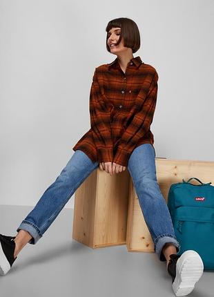 Стильная оверсайз рубашка levi's (размер m-l)