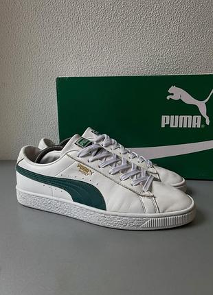 Орргінальні чоловічі шкіряні на осінь кросівки puma basket classic xxl 44.5-45 розмір 29 см в ідеальному стані