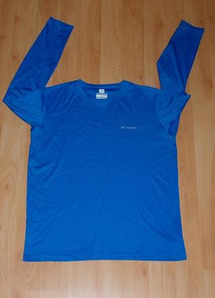 Синя кофта/лонгслів columbia longsleeve omni freeze zero dry blue under original xxl (2xl) — 3xl nike x jordan