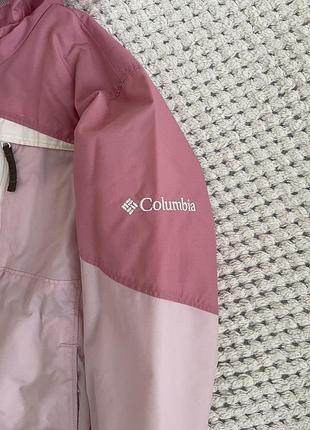 Вітровка для дівчинки columbia рожева 2