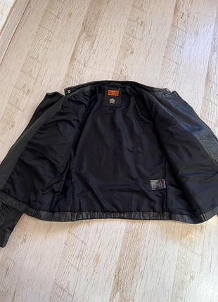 Стильна шкіряна куртка косуха superdry 8
