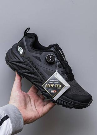 Кросівки the north face black grey gore-tex termo 🌨️👟