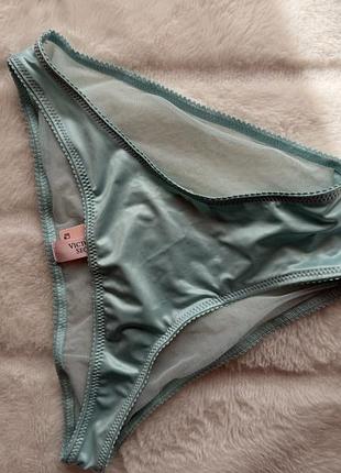 Трусики жіночі victoria's secret бікіні м'ятного кольору