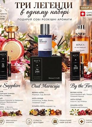 Набір 🌟 дорогих нішевих🌟ароматів 3*12 мл