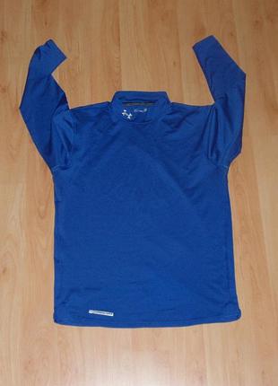 Синяя компресионная термо кофта/рашгард under armour cold gear pro compression warm nb tnf original m-l-xl nike x jordan
