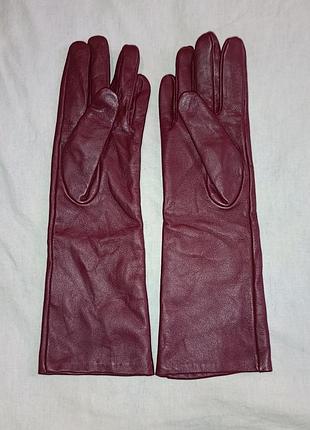 Длинные, кожаные перчатки topshop 4