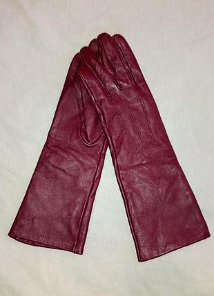Длинные, кожаные перчатки topshop 2
