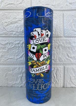 Ed hardy love is 100 мл мужская туалетная вода спрей