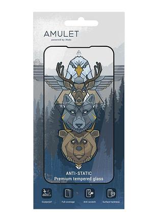 Захисне скло amulet 2.5d hd antistatic samsung a54 black