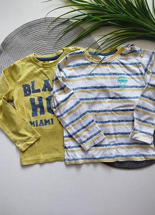 Реглани для хлопчика lc waikiki, жовтий та білий у смужку