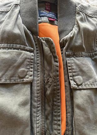 Брендовий жіночий бомбер alpha industries 3