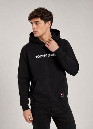 Чоловіче худі tommy jeans, розмір s чорне однотонне (1787920220955-15)