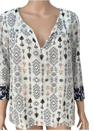 Massimo dutti блуза бавовна шовк м