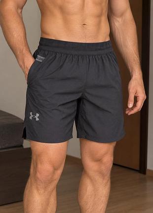 Спортивні шорти чоловічі under armour, чорні, розмір l