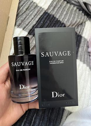 Чоловічий аромат dior sauvage eau de parfum обʼємом 100 мл