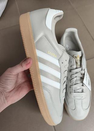 Кожаные кроссовки adidas samba